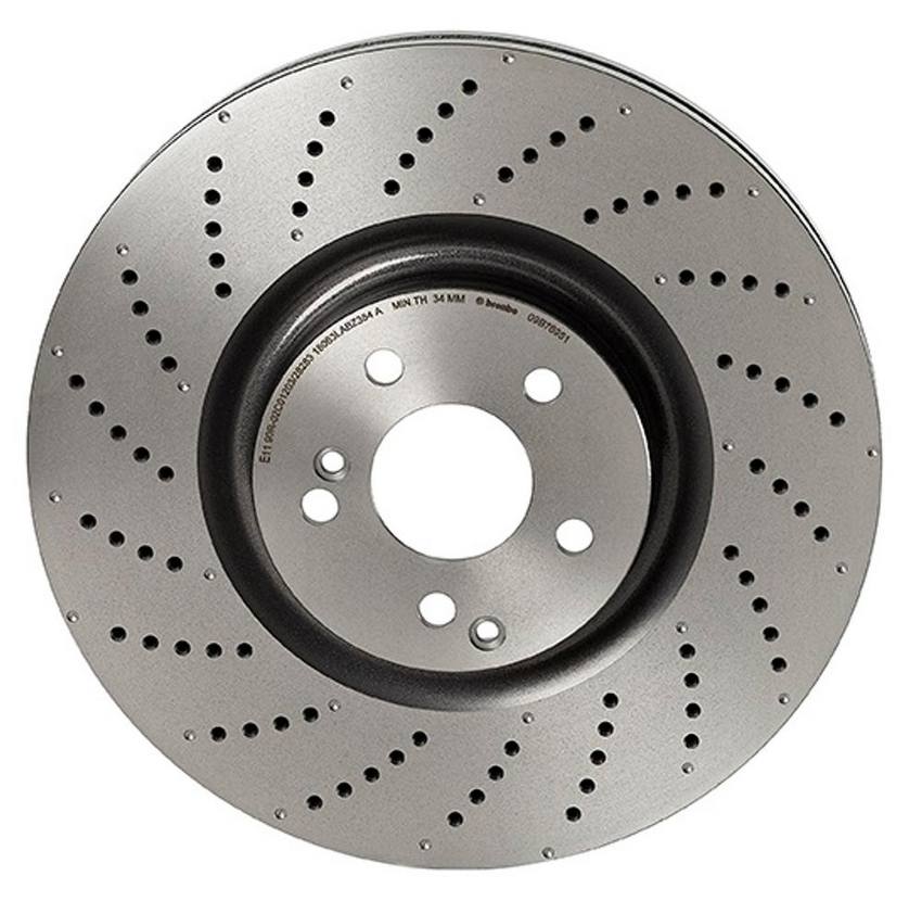 Mercedes Brembo Disc Brake Rotor - Front (360mm) 000421201207